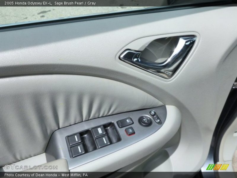 Sage Brush Pearl / Gray 2005 Honda Odyssey EX-L