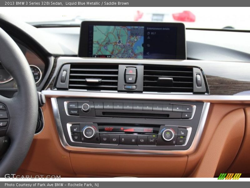 Liquid Blue Metallic / Saddle Brown 2013 BMW 3 Series 328i Sedan