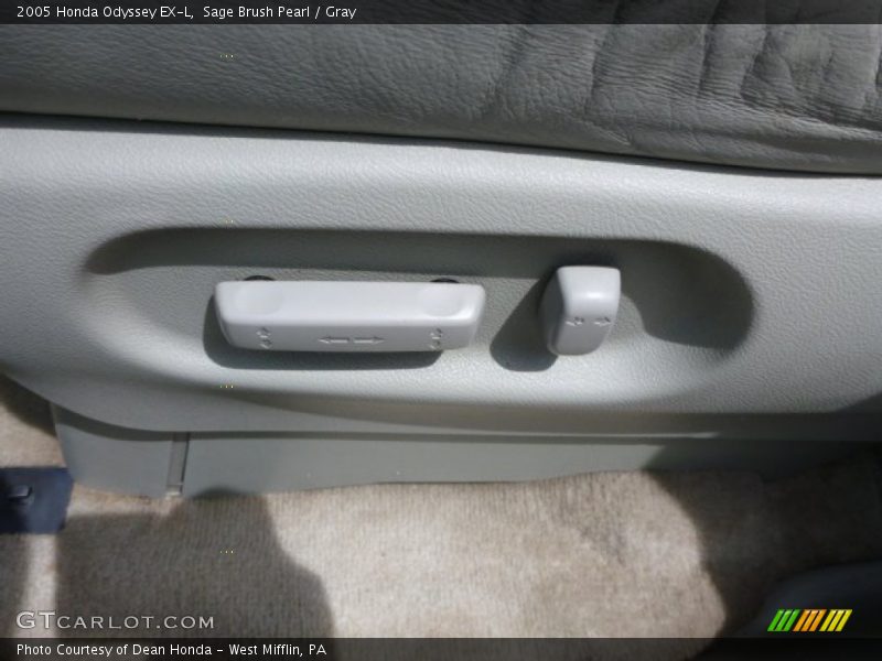 Sage Brush Pearl / Gray 2005 Honda Odyssey EX-L