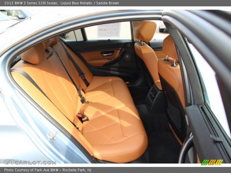 Rear Seat of 2013 3 Series 328i Sedan
