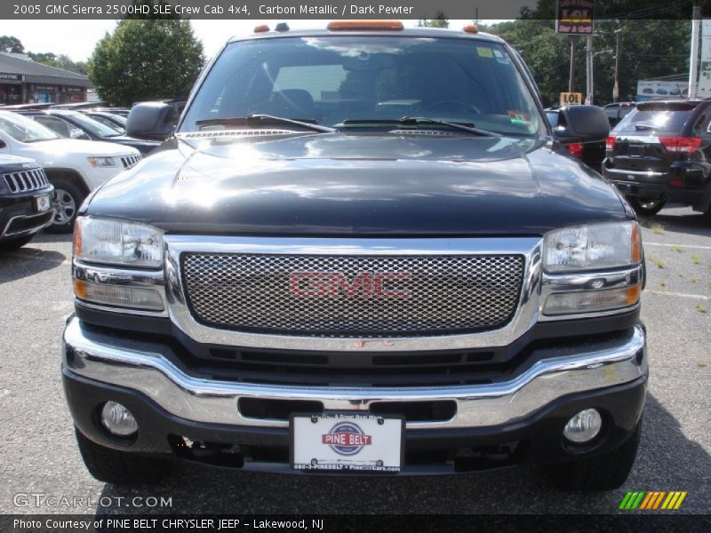 Carbon Metallic / Dark Pewter 2005 GMC Sierra 2500HD SLE Crew Cab 4x4