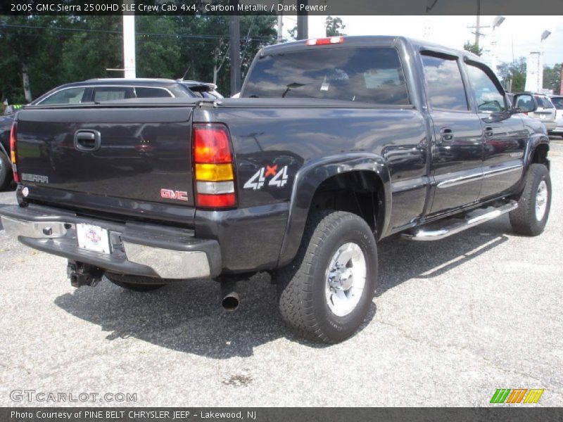 Carbon Metallic / Dark Pewter 2005 GMC Sierra 2500HD SLE Crew Cab 4x4