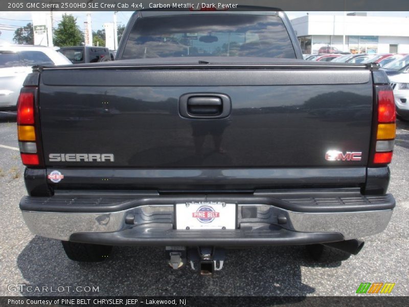 Carbon Metallic / Dark Pewter 2005 GMC Sierra 2500HD SLE Crew Cab 4x4