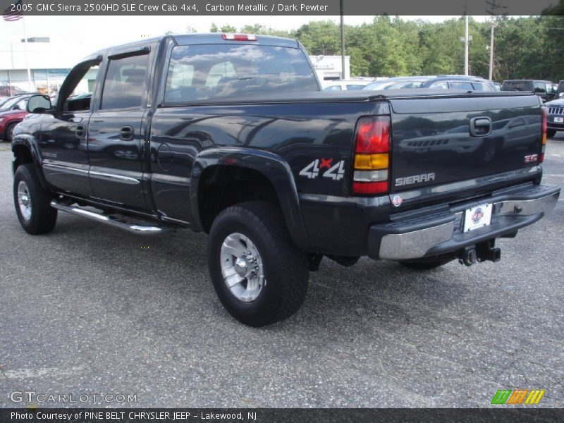 Carbon Metallic / Dark Pewter 2005 GMC Sierra 2500HD SLE Crew Cab 4x4