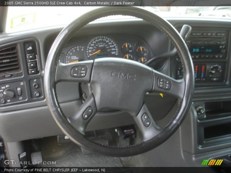 Carbon Metallic / Dark Pewter 2005 GMC Sierra 2500HD SLE Crew Cab 4x4