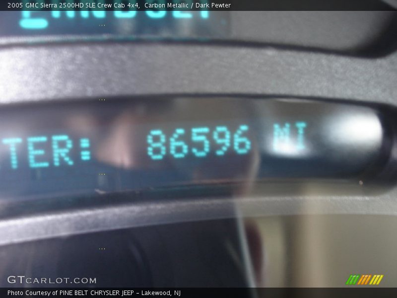 Carbon Metallic / Dark Pewter 2005 GMC Sierra 2500HD SLE Crew Cab 4x4