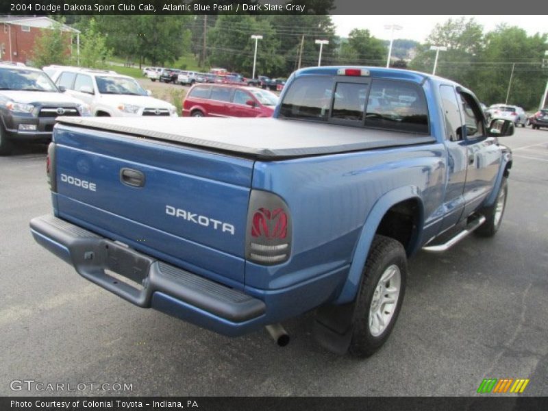 Atlantic Blue Pearl / Dark Slate Gray 2004 Dodge Dakota Sport Club Cab