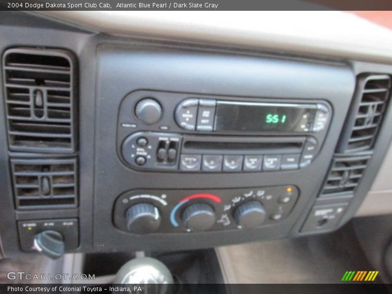 Atlantic Blue Pearl / Dark Slate Gray 2004 Dodge Dakota Sport Club Cab