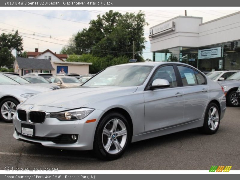 Glacier Silver Metallic / Black 2013 BMW 3 Series 328i Sedan