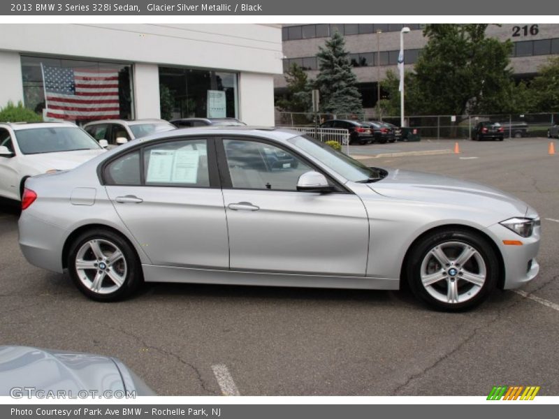 Glacier Silver Metallic / Black 2013 BMW 3 Series 328i Sedan