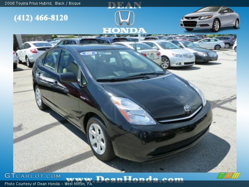 Black / Bisque 2008 Toyota Prius Hybrid