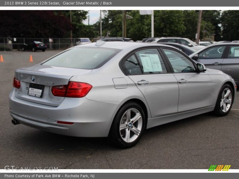Glacier Silver Metallic / Black 2013 BMW 3 Series 328i Sedan