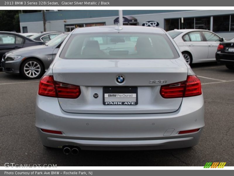 Glacier Silver Metallic / Black 2013 BMW 3 Series 328i Sedan
