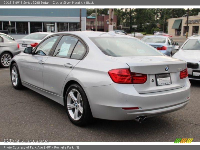 Glacier Silver Metallic / Black 2013 BMW 3 Series 328i Sedan