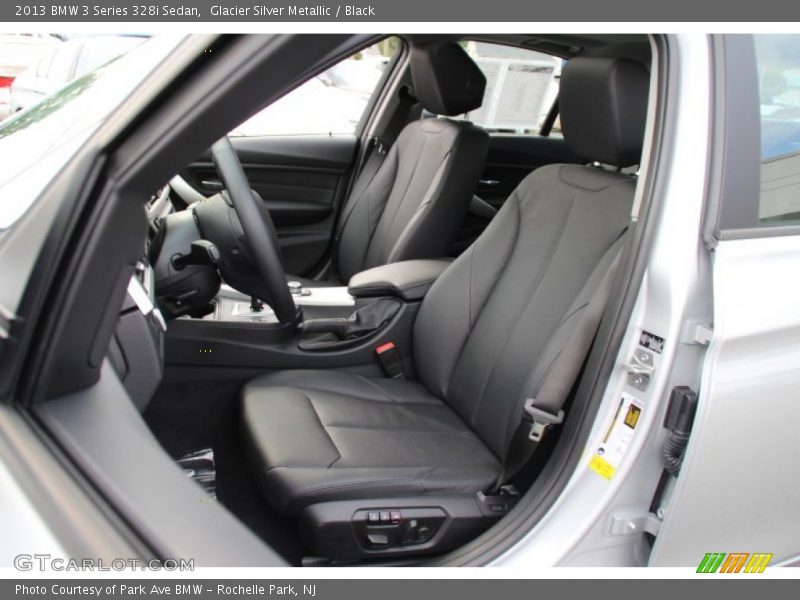 Glacier Silver Metallic / Black 2013 BMW 3 Series 328i Sedan