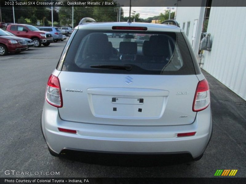 Quicksilver Metallic / Black 2012 Suzuki SX4 Crossover AWD