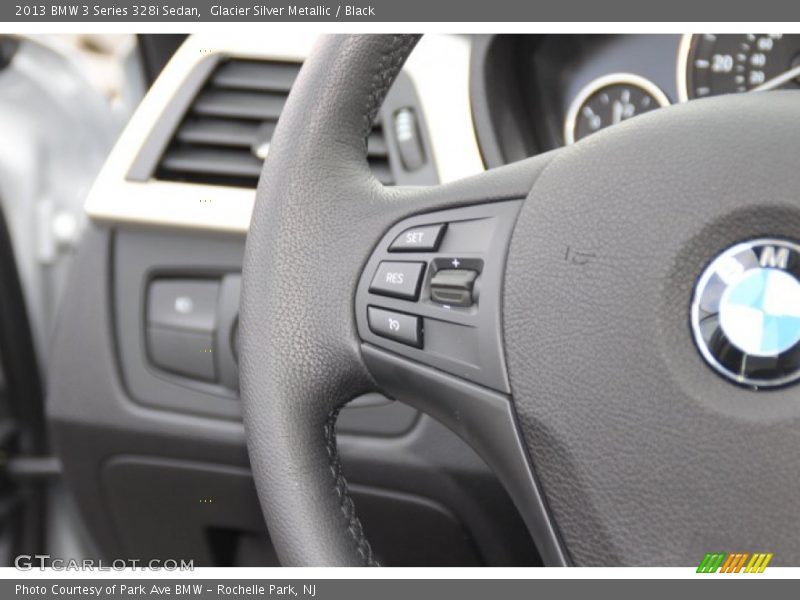 Glacier Silver Metallic / Black 2013 BMW 3 Series 328i Sedan