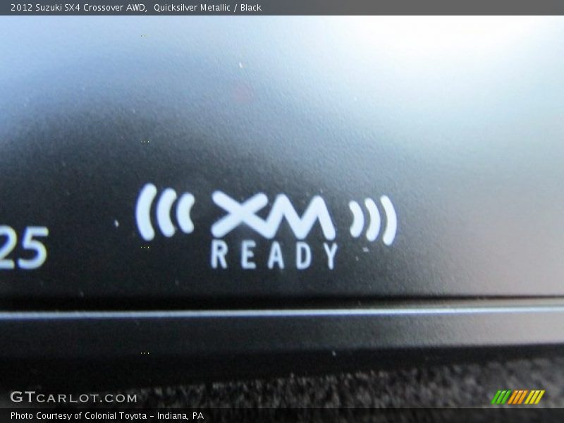 Quicksilver Metallic / Black 2012 Suzuki SX4 Crossover AWD