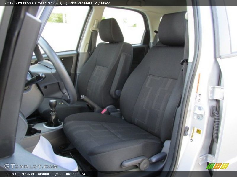 Front Seat of 2012 SX4 Crossover AWD