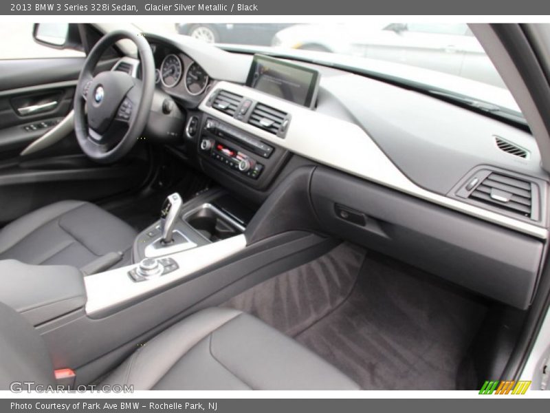 Glacier Silver Metallic / Black 2013 BMW 3 Series 328i Sedan