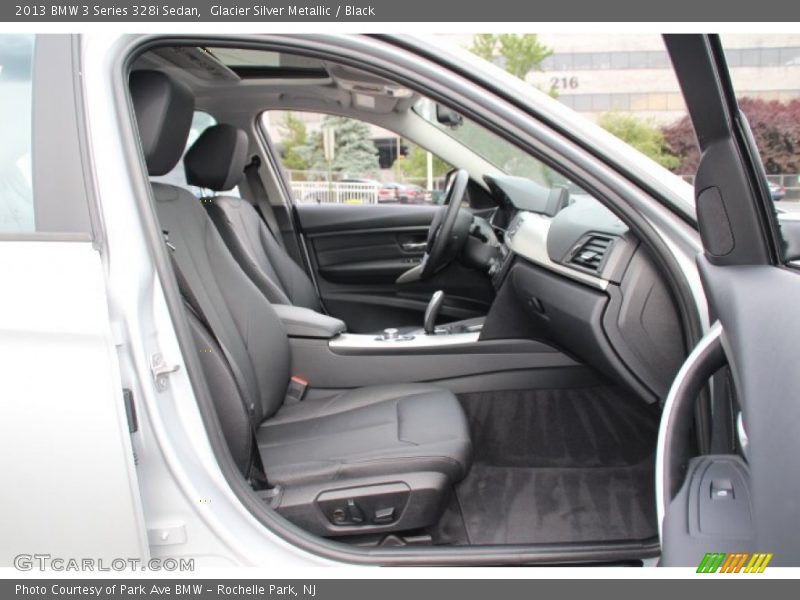 Glacier Silver Metallic / Black 2013 BMW 3 Series 328i Sedan