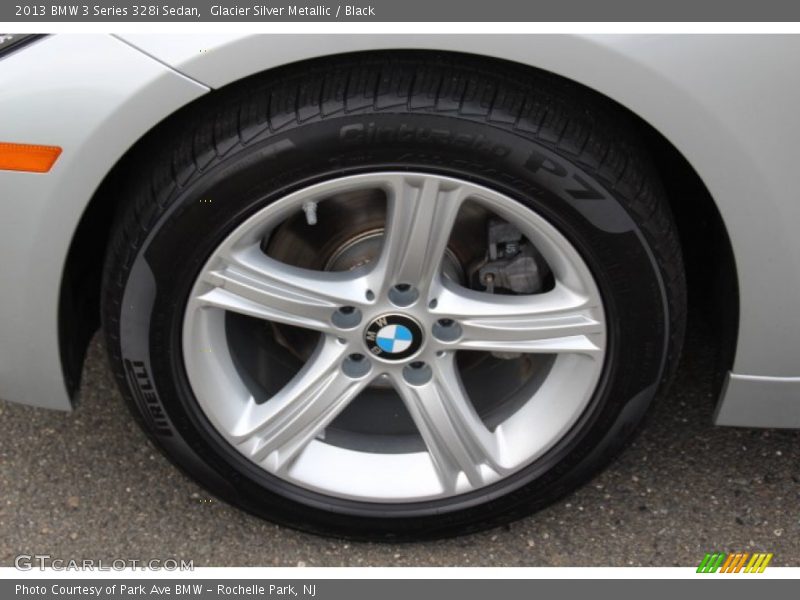 Glacier Silver Metallic / Black 2013 BMW 3 Series 328i Sedan