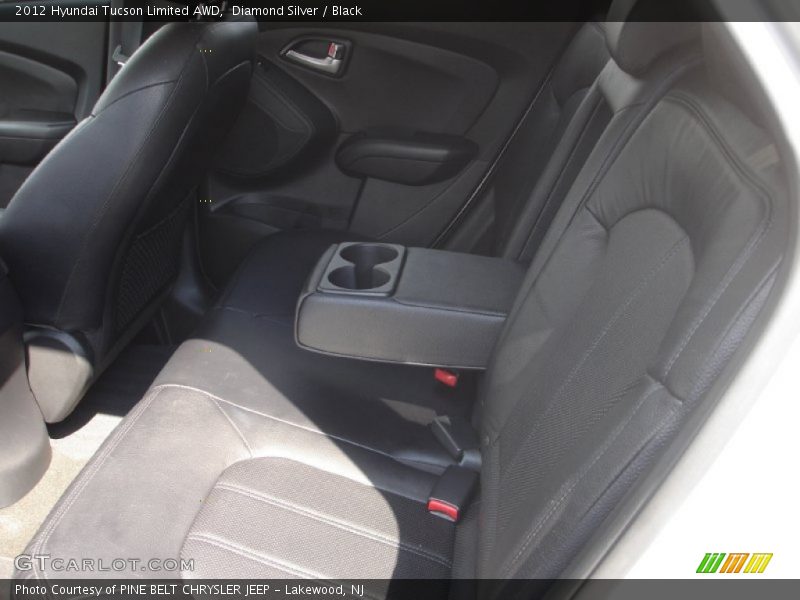 Diamond Silver / Black 2012 Hyundai Tucson Limited AWD