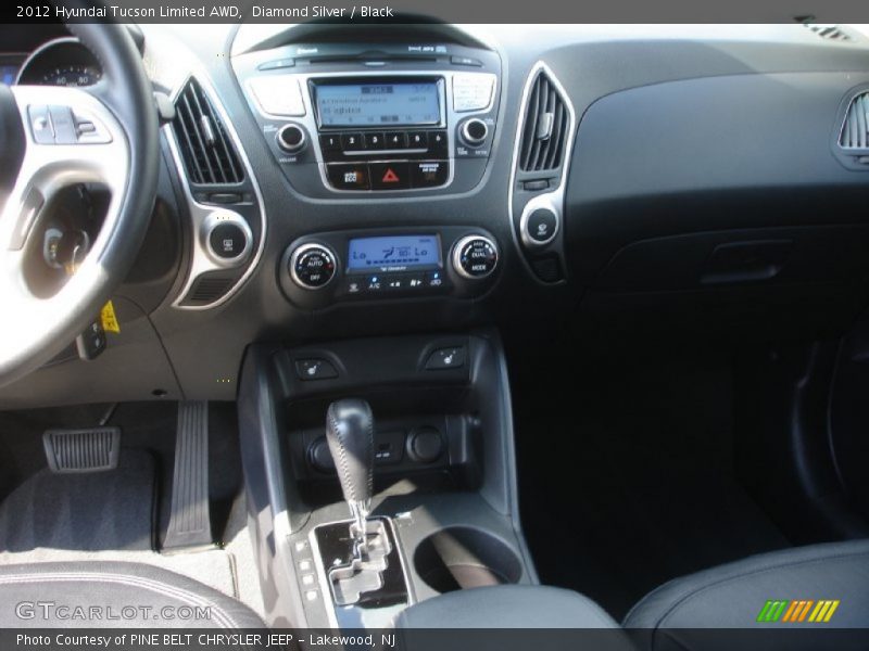 Diamond Silver / Black 2012 Hyundai Tucson Limited AWD