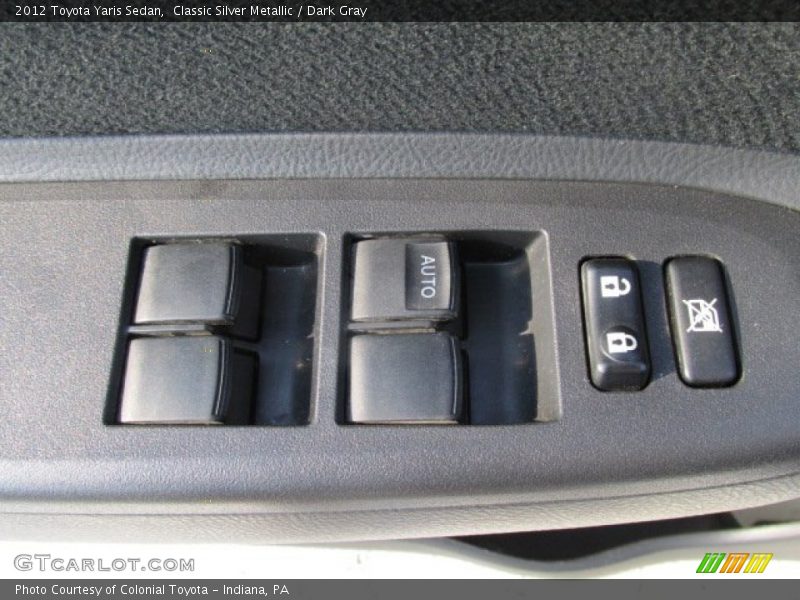 Classic Silver Metallic / Dark Gray 2012 Toyota Yaris Sedan