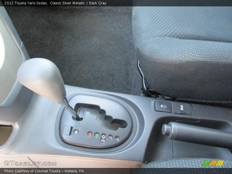 Classic Silver Metallic / Dark Gray 2012 Toyota Yaris Sedan