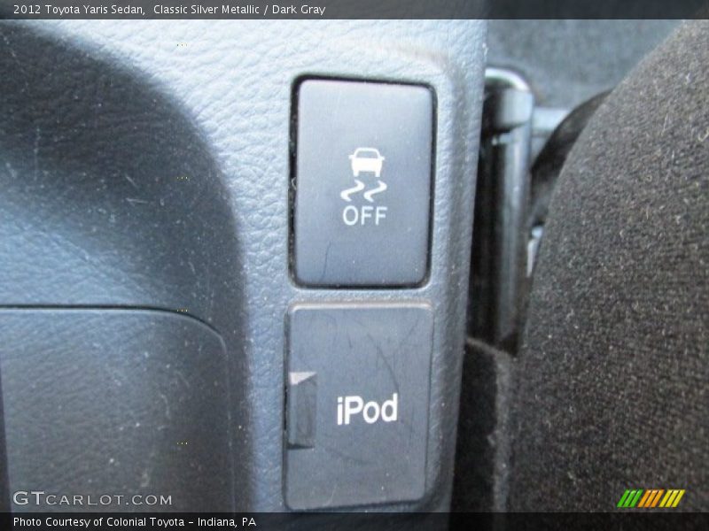 Classic Silver Metallic / Dark Gray 2012 Toyota Yaris Sedan