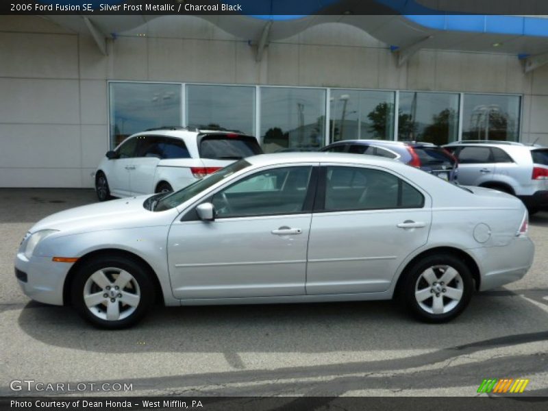 Silver Frost Metallic / Charcoal Black 2006 Ford Fusion SE