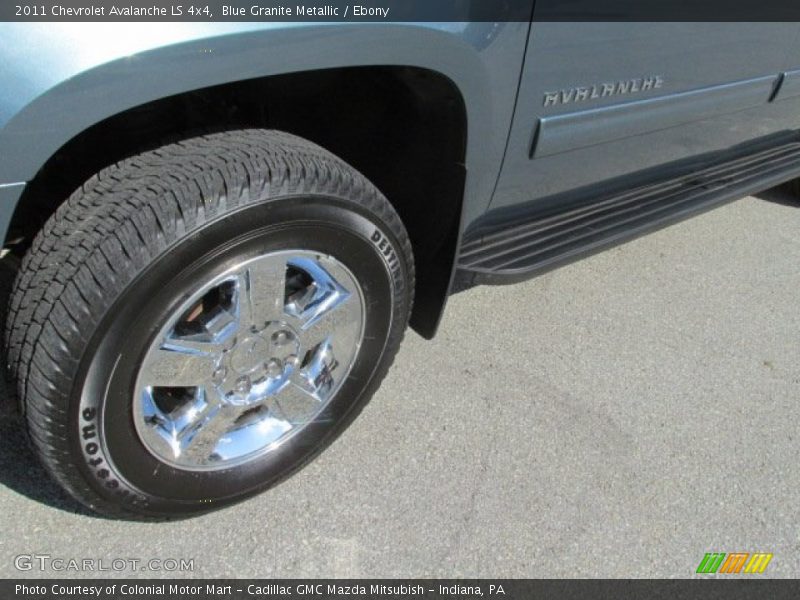 Blue Granite Metallic / Ebony 2011 Chevrolet Avalanche LS 4x4