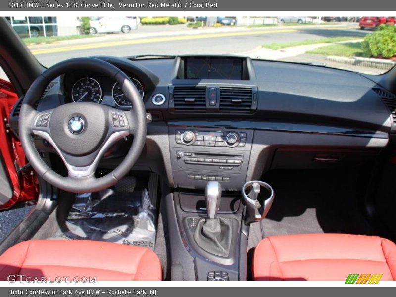 Vermilion Red Metallic / Coral Red 2013 BMW 1 Series 128i Convertible