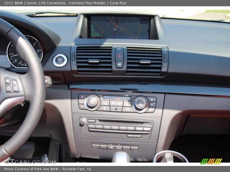 Vermilion Red Metallic / Coral Red 2013 BMW 1 Series 128i Convertible