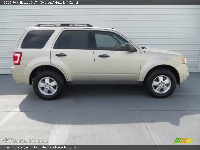 Gold Leaf Metallic / Camel 2012 Ford Escape XLT