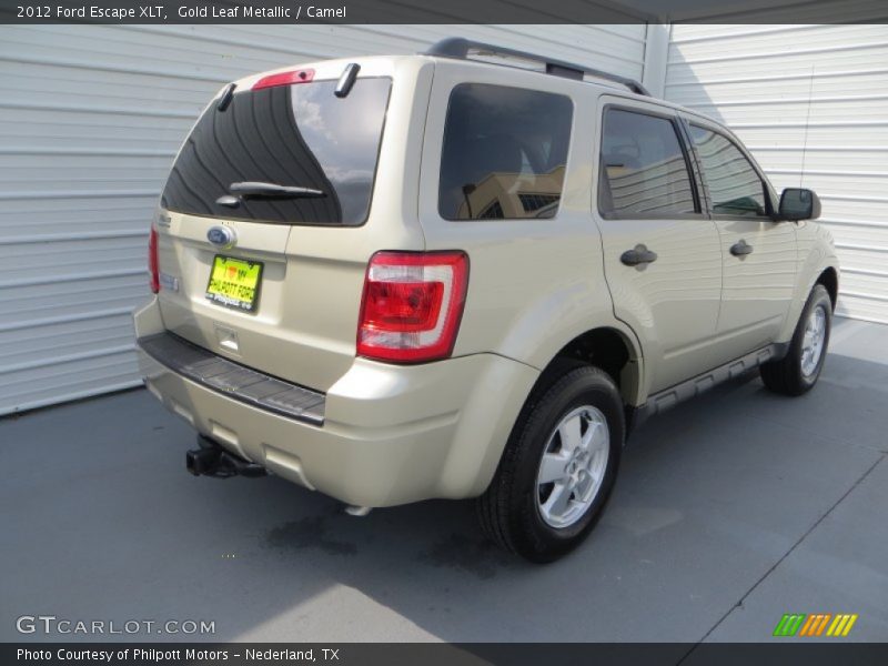 Gold Leaf Metallic / Camel 2012 Ford Escape XLT