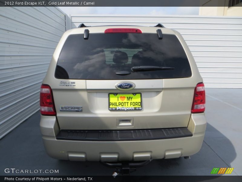 Gold Leaf Metallic / Camel 2012 Ford Escape XLT