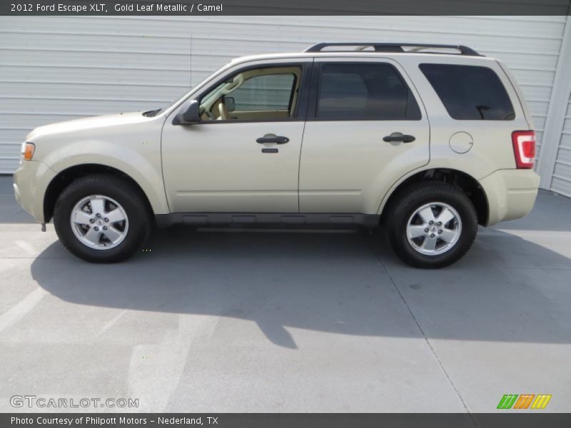 Gold Leaf Metallic / Camel 2012 Ford Escape XLT