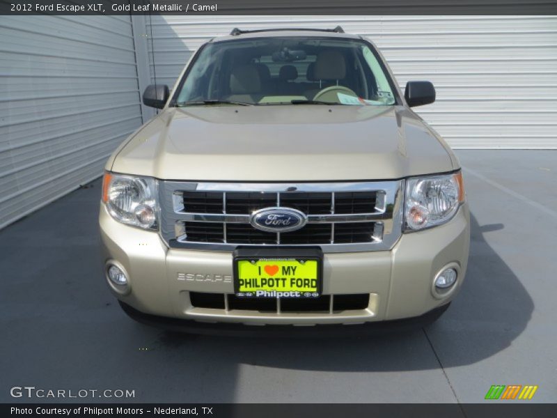 Gold Leaf Metallic / Camel 2012 Ford Escape XLT