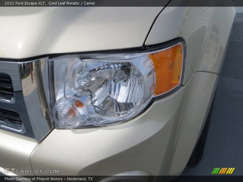 Gold Leaf Metallic / Camel 2012 Ford Escape XLT
