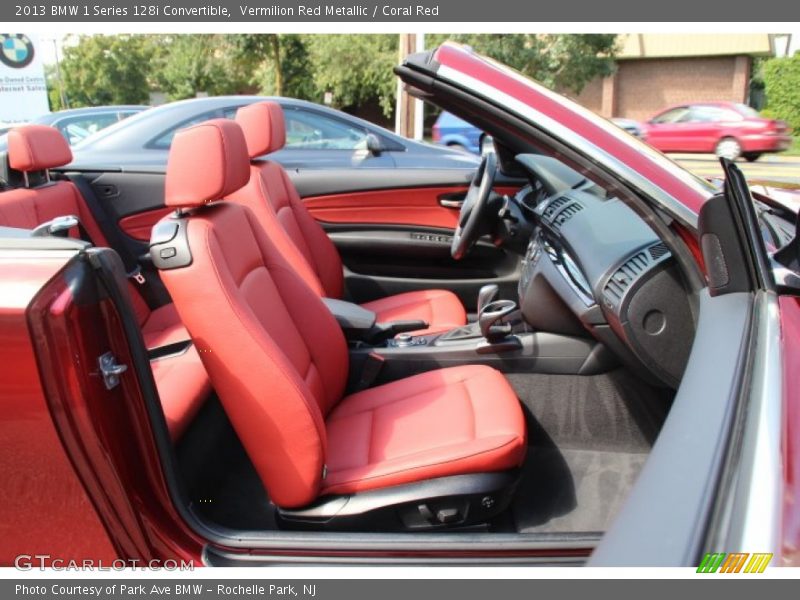 Vermilion Red Metallic / Coral Red 2013 BMW 1 Series 128i Convertible