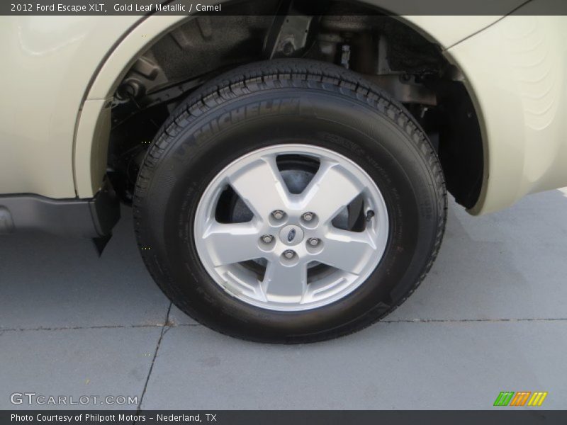 Gold Leaf Metallic / Camel 2012 Ford Escape XLT