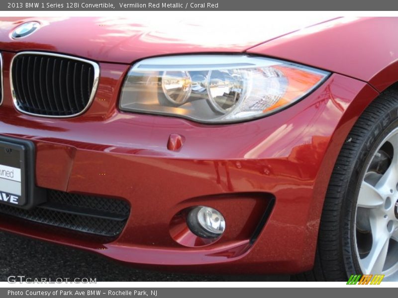 Vermilion Red Metallic / Coral Red 2013 BMW 1 Series 128i Convertible