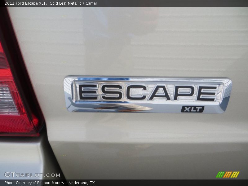 Gold Leaf Metallic / Camel 2012 Ford Escape XLT