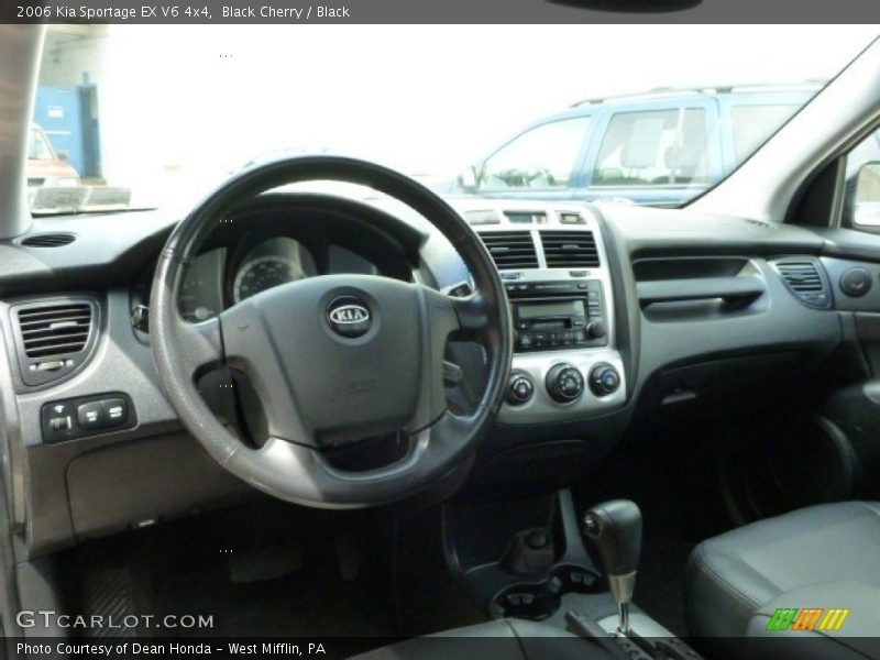 Black Cherry / Black 2006 Kia Sportage EX V6 4x4