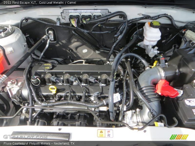 Gold Leaf Metallic / Camel 2012 Ford Escape XLT