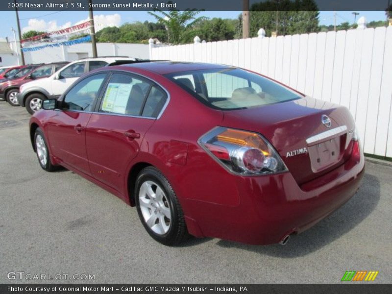 Sonoma Sunset Metallic / Blond 2008 Nissan Altima 2.5 SL
