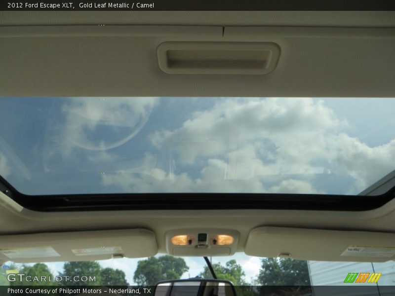 Gold Leaf Metallic / Camel 2012 Ford Escape XLT