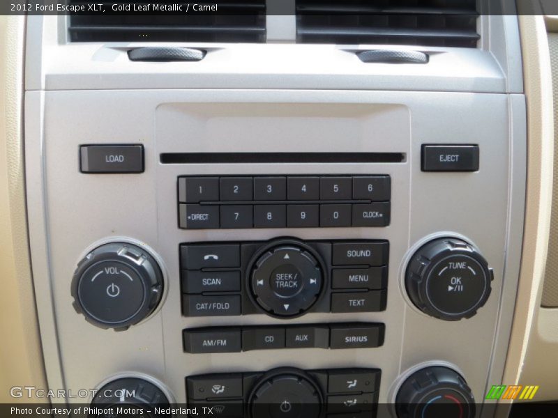 Gold Leaf Metallic / Camel 2012 Ford Escape XLT